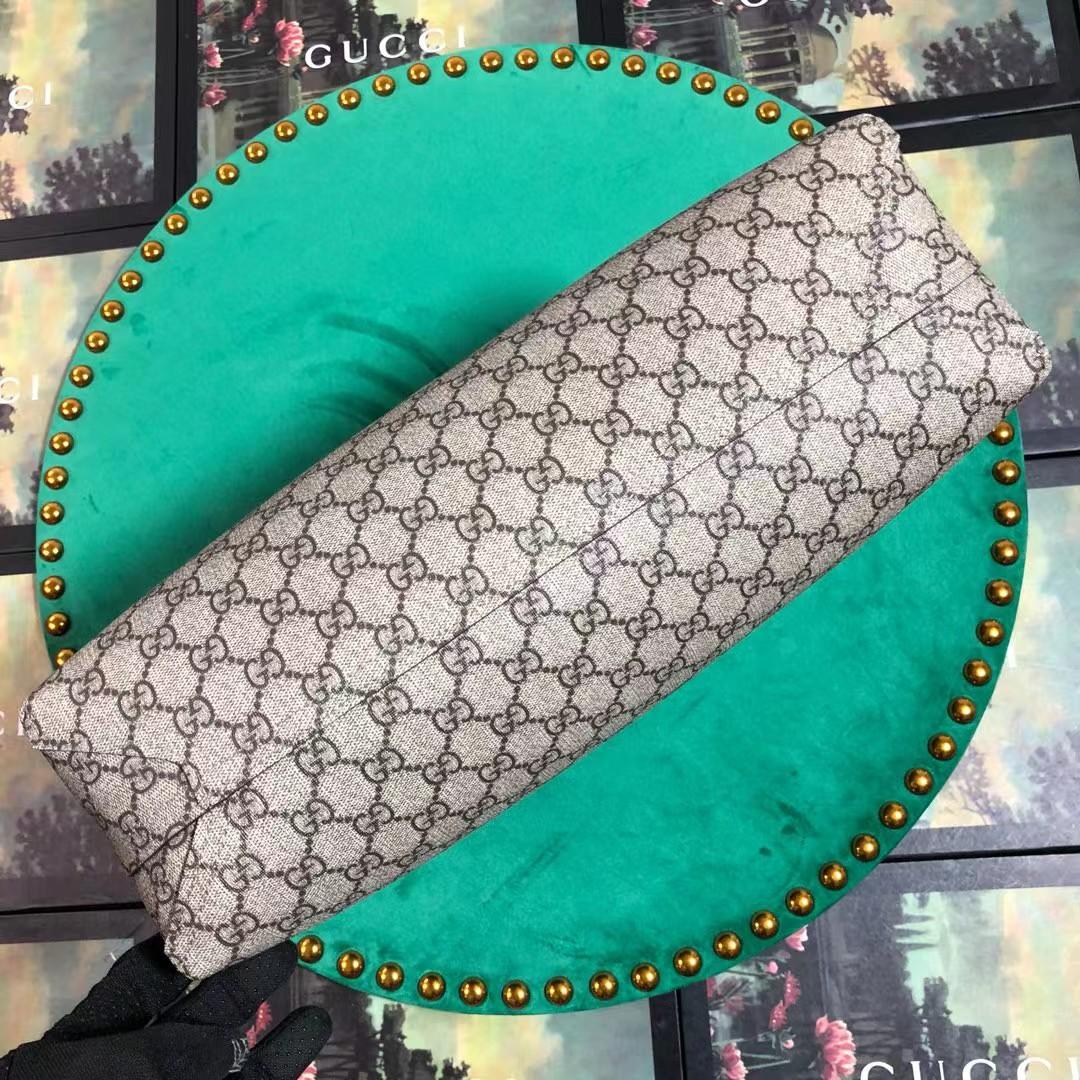Gucci Reversible Tote GG Print Leather Medium  - DopestKickz