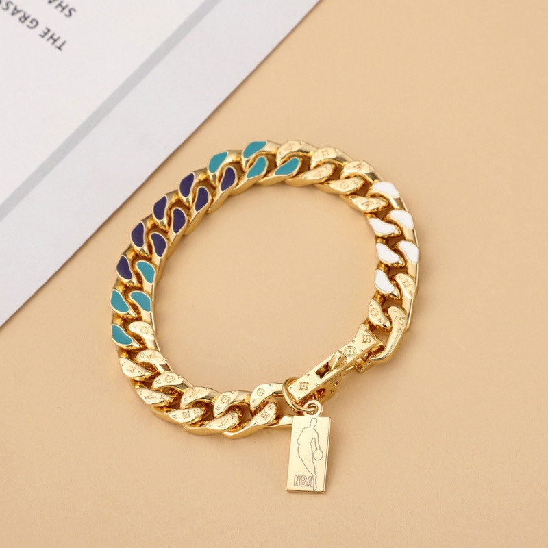 Louis Vuitton x NBA Chain Links Bracelet   MP3053 - DopestKickz
