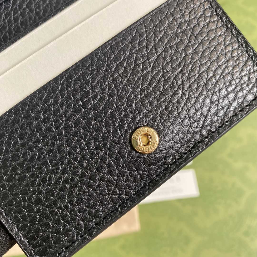 Gucci GG Marmont Card Case Wallet(11-9-3cm)    - DopestKickz