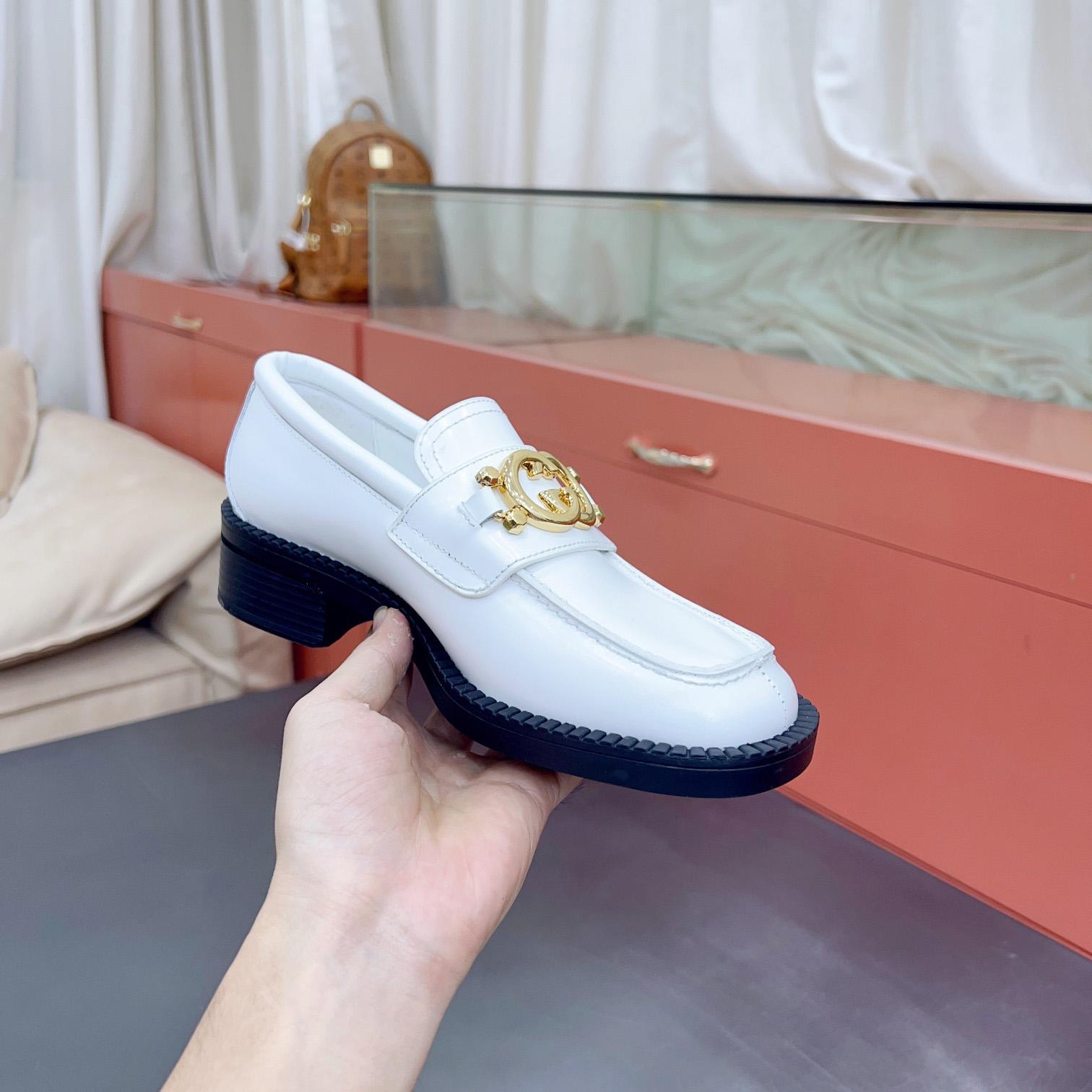 Gucci Women's Loafer With Interlocking G - DopestKickz
