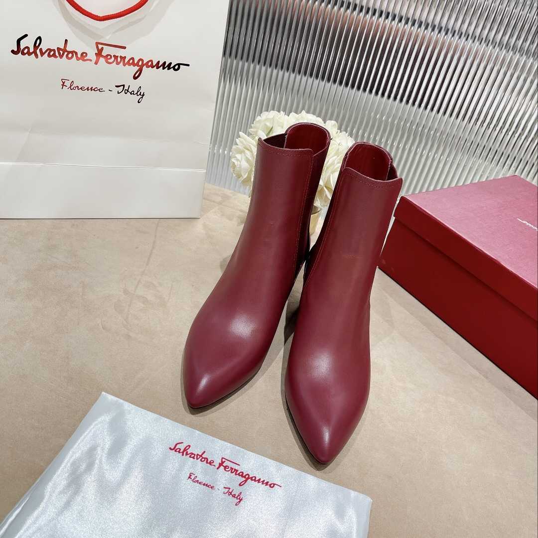 Ferragamo Leather Ankle Boot - DopestKickz