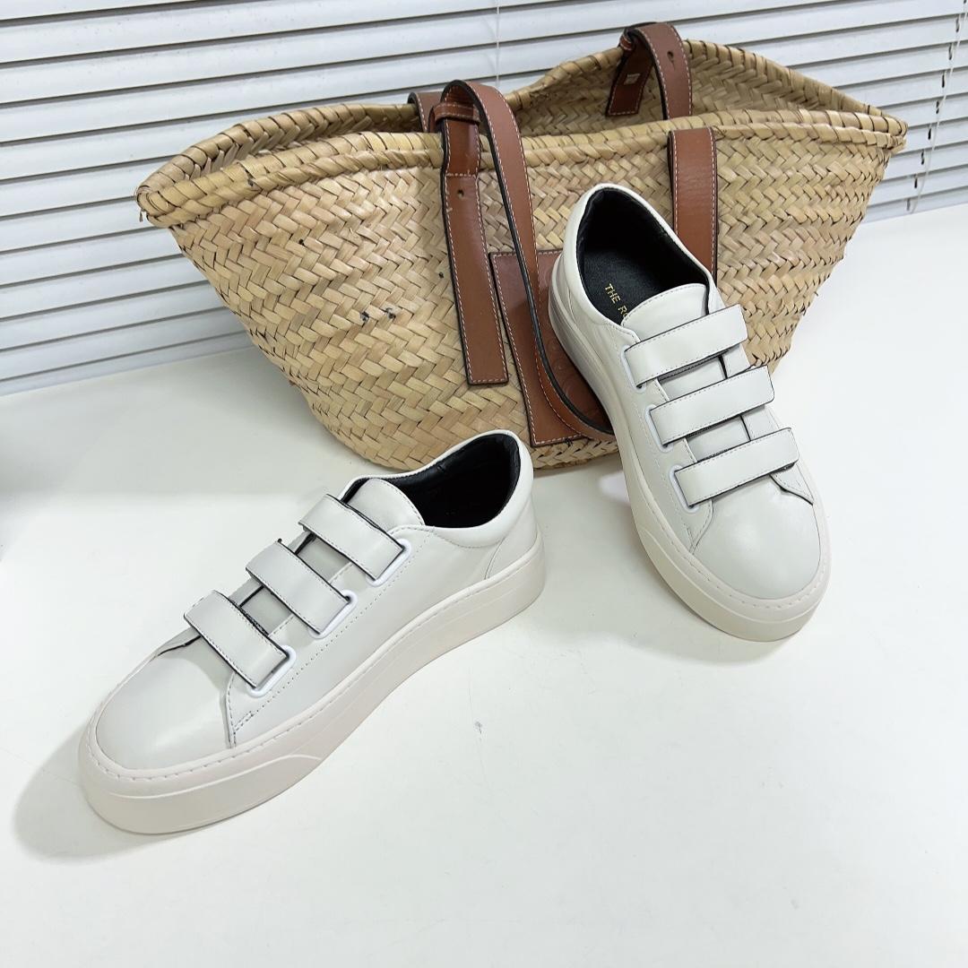 The Row Dean Strappy Sneaker In Leather - DopestKickz