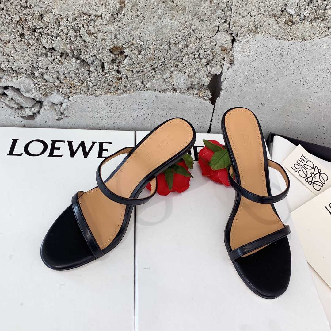 Loewe Rose Heel Sandal In Goatskin - DopestKickz