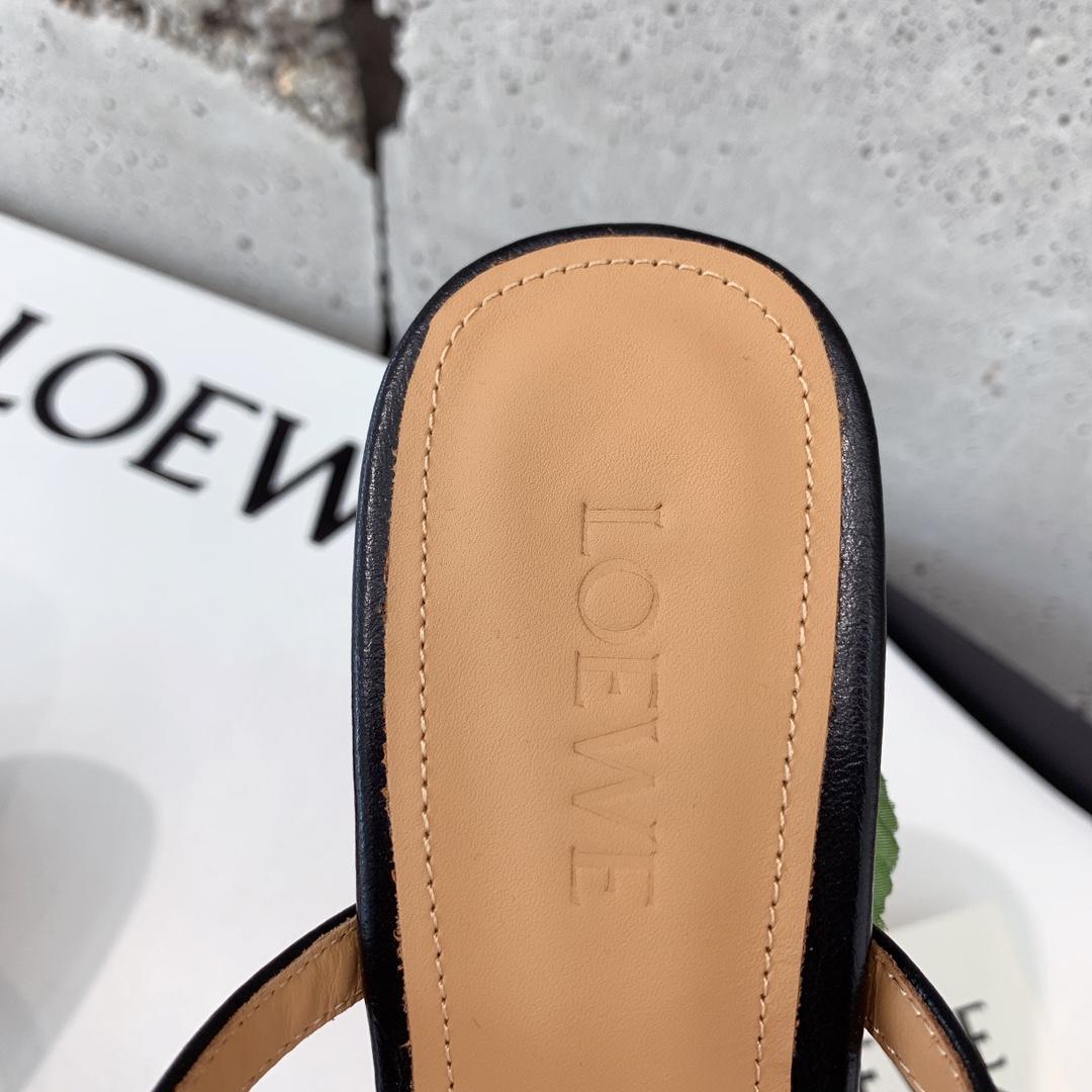 Loewe Rose Heel Sandal In Goatskin - DopestKickz