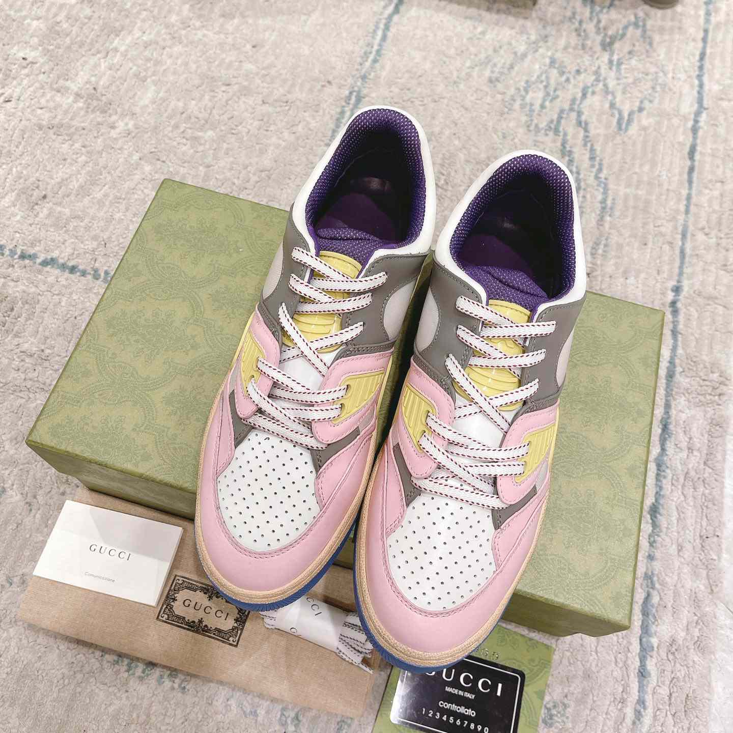 Gucci Basket Sneaker With lnterlocking G  - DopestKickz