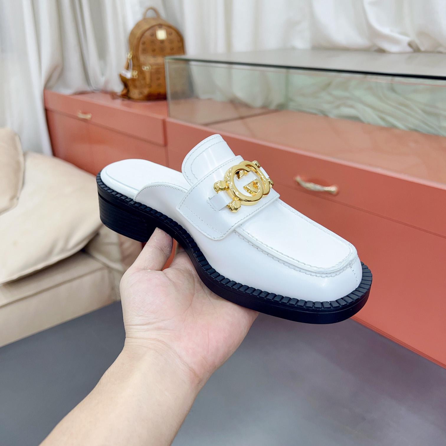 Gucci Women's Slipper With Interlocking G - DopestKickz