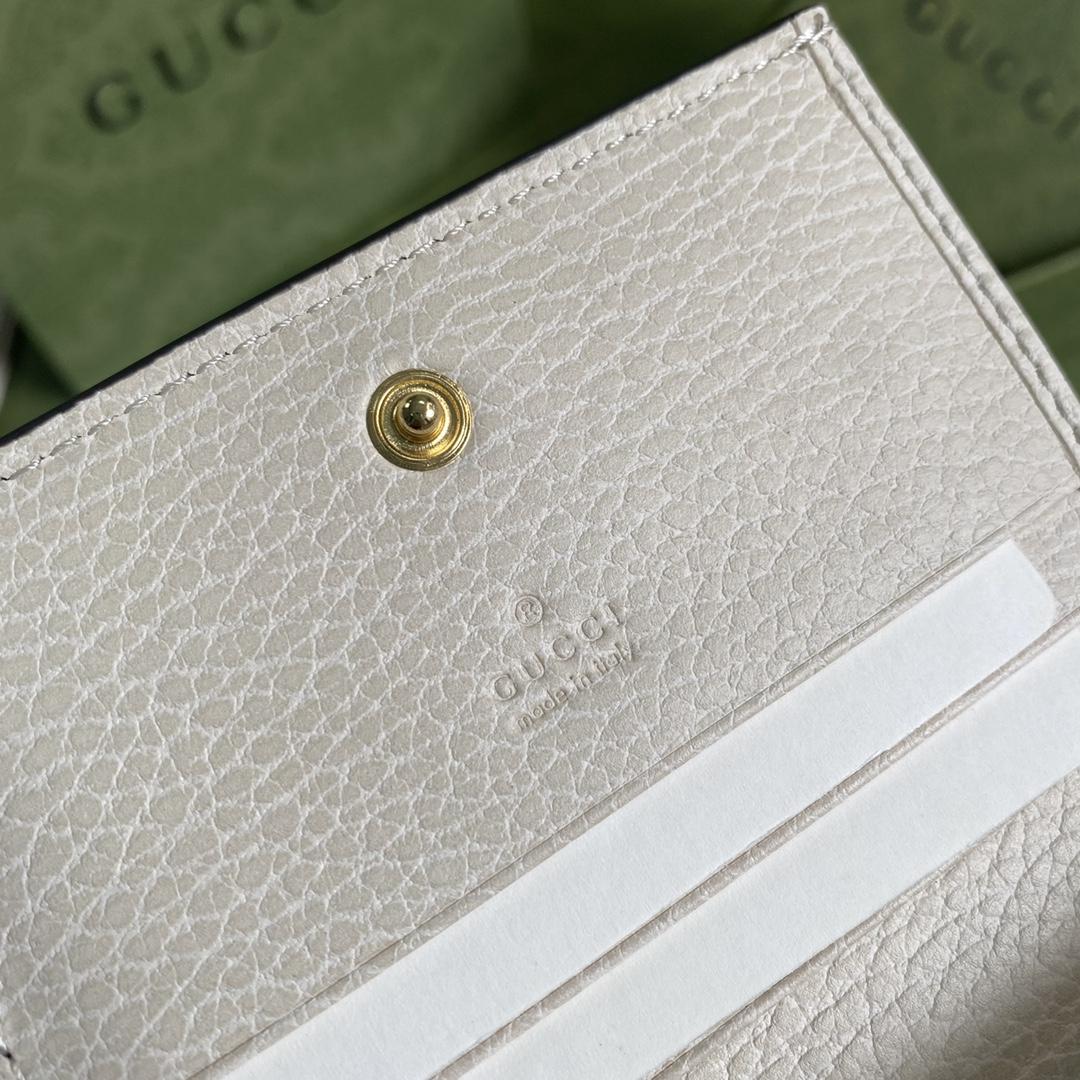 Gucci GG Marmont Card Case Wallet(11-9-3cm)    - DopestKickz