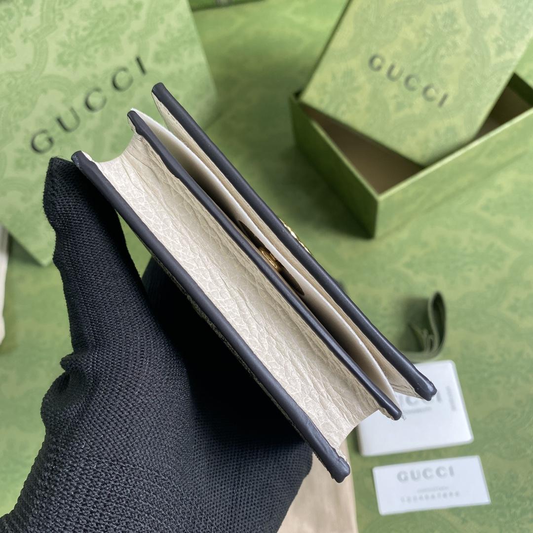 Gucci GG Marmont Card Case Wallet(11-9-3cm)    - DopestKickz