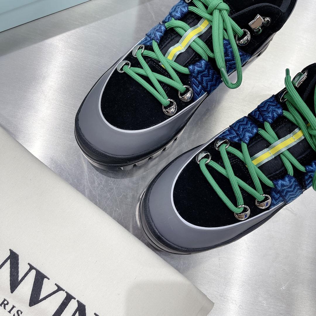 Lanvin Chunky-Sole Lace-Up Sneakers - DopestKickz