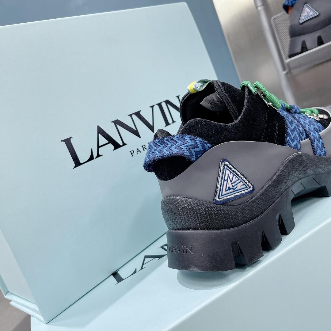 Lanvin Chunky-Sole Lace-Up Sneakers - DopestKickz