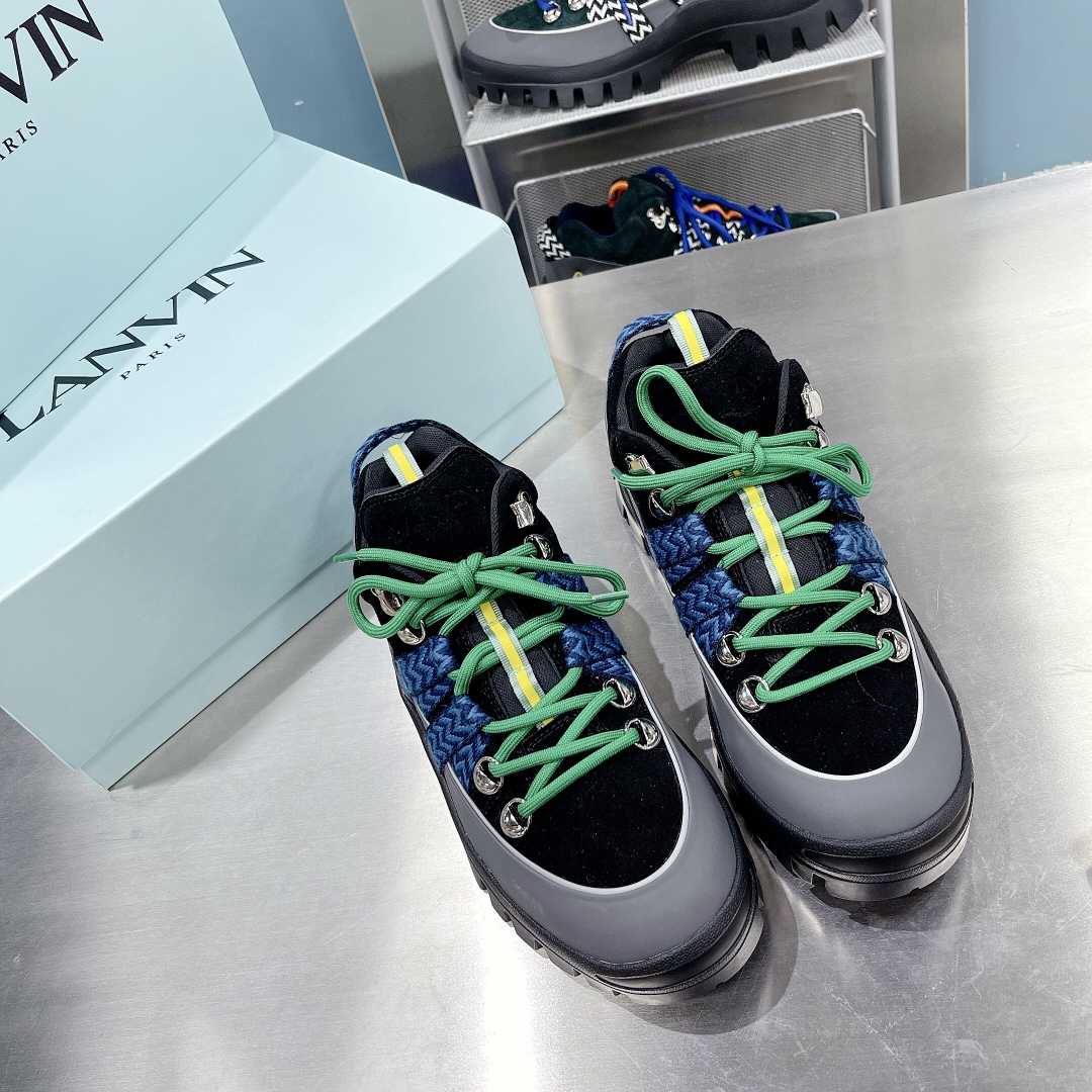 Lanvin Chunky-Sole Lace-Up Sneakers - DopestKickz