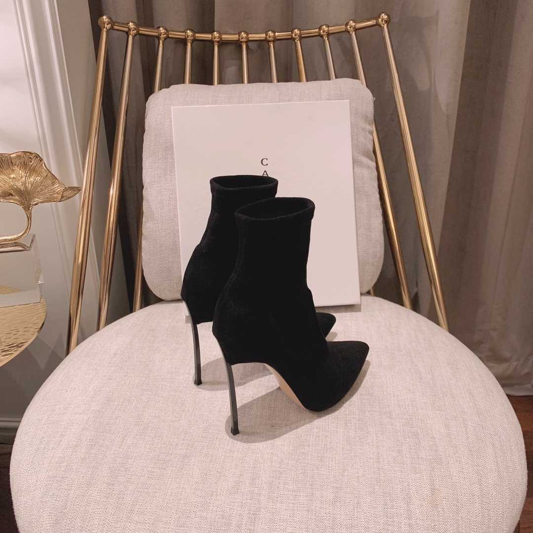 Casadei Blade Stretch Suede Ankle Boots - DopestKickz