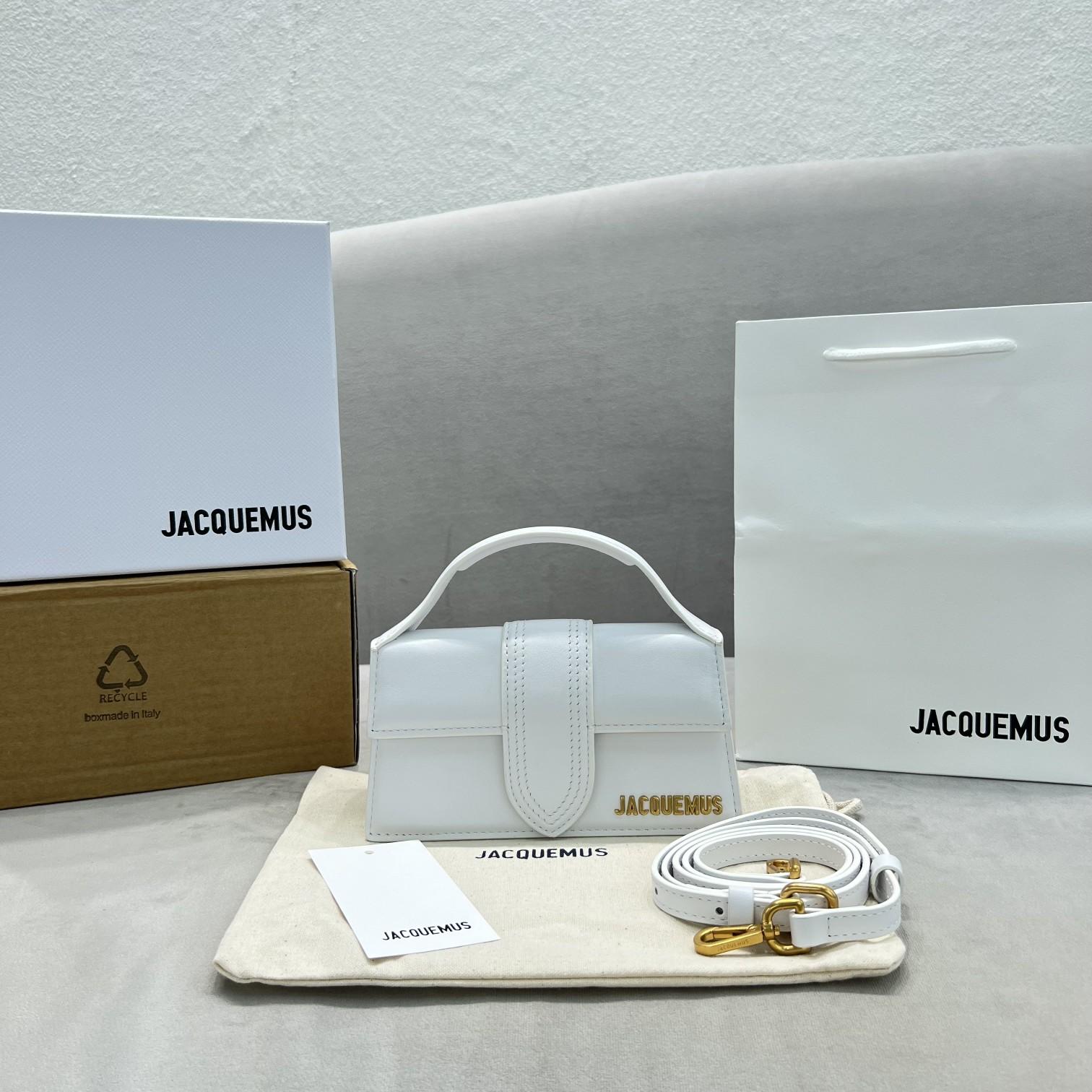 Jacquemus Le Bambino Small Handbag With Adjustable Crossbody Strap(18-6-7cm) - DopestKickz