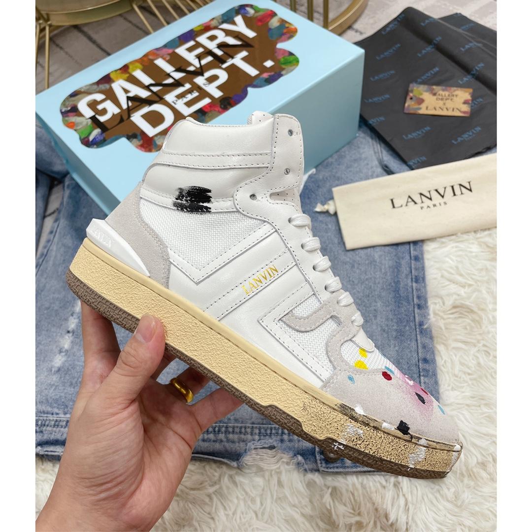 Lanvin x Gallery Dept  Clay High Top Sneaker - DopestKickz