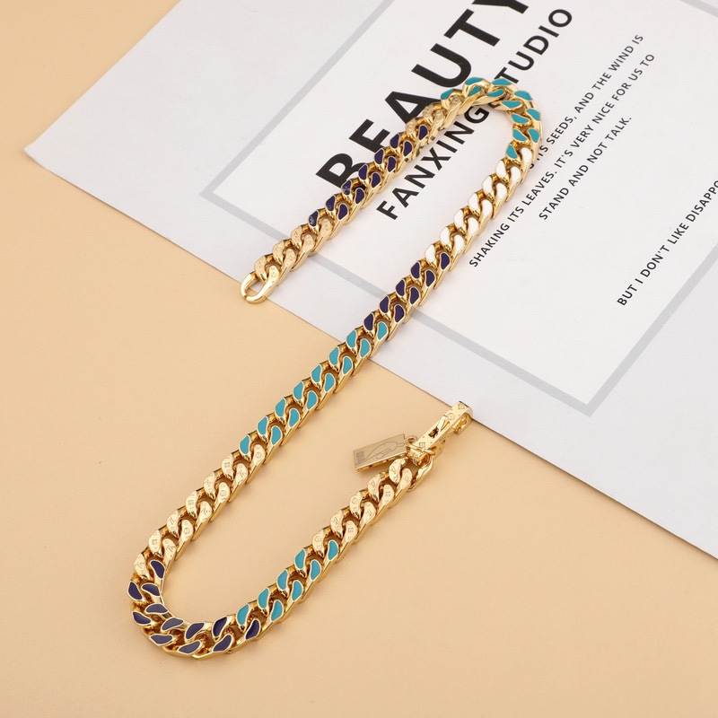 Louis Vuitton x NBA Chain Links Necklace MP3052 - DopestKickz