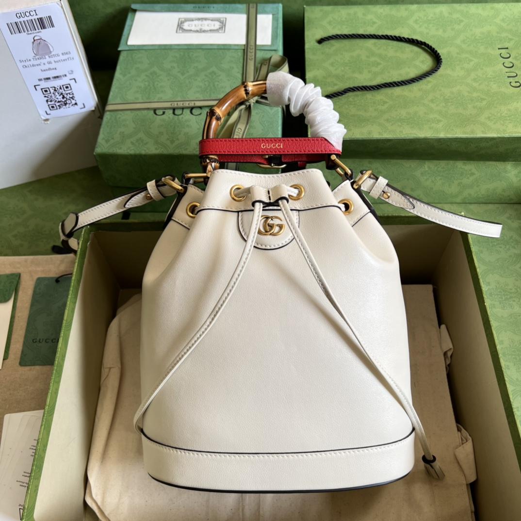 Gucci Diana Small Bucket Bag (23.5-38-10.5cm) - DopestKickz