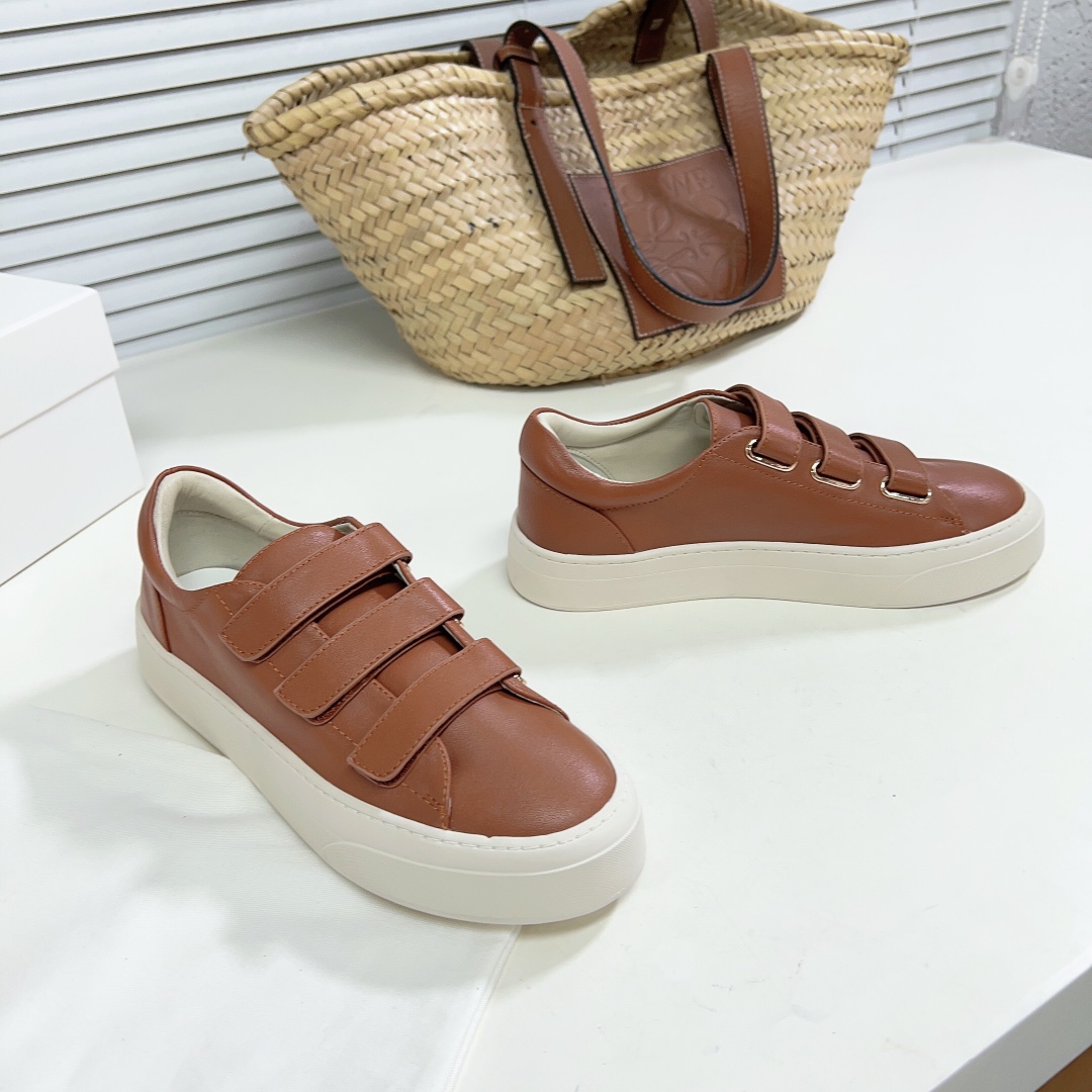 The Row Dean Strappy Sneaker In Leather - DopestKickz