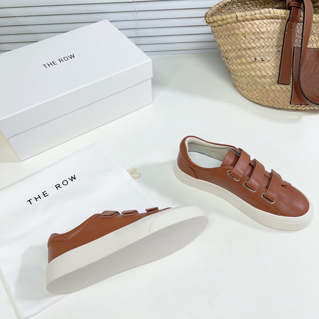 The Row Dean Strappy Sneaker In Leather - DopestKickz