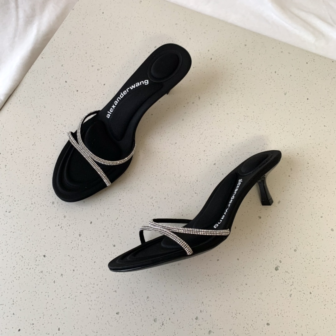 Alexander Wang Dahlia 50 Sandal In Crystal - DopestKickz