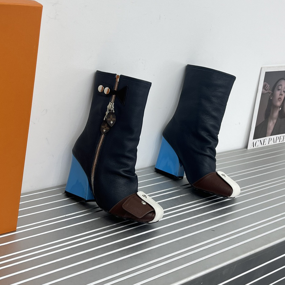 Louis Vuitton Patti Wedge Half Boot - DopestKickz