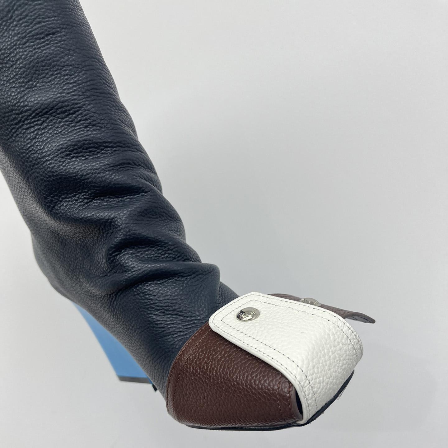 Louis Vuitton Patti Wedge Half Boot - DopestKickz