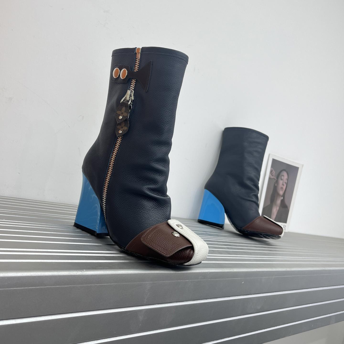 Louis Vuitton Patti Wedge Half Boot - DopestKickz