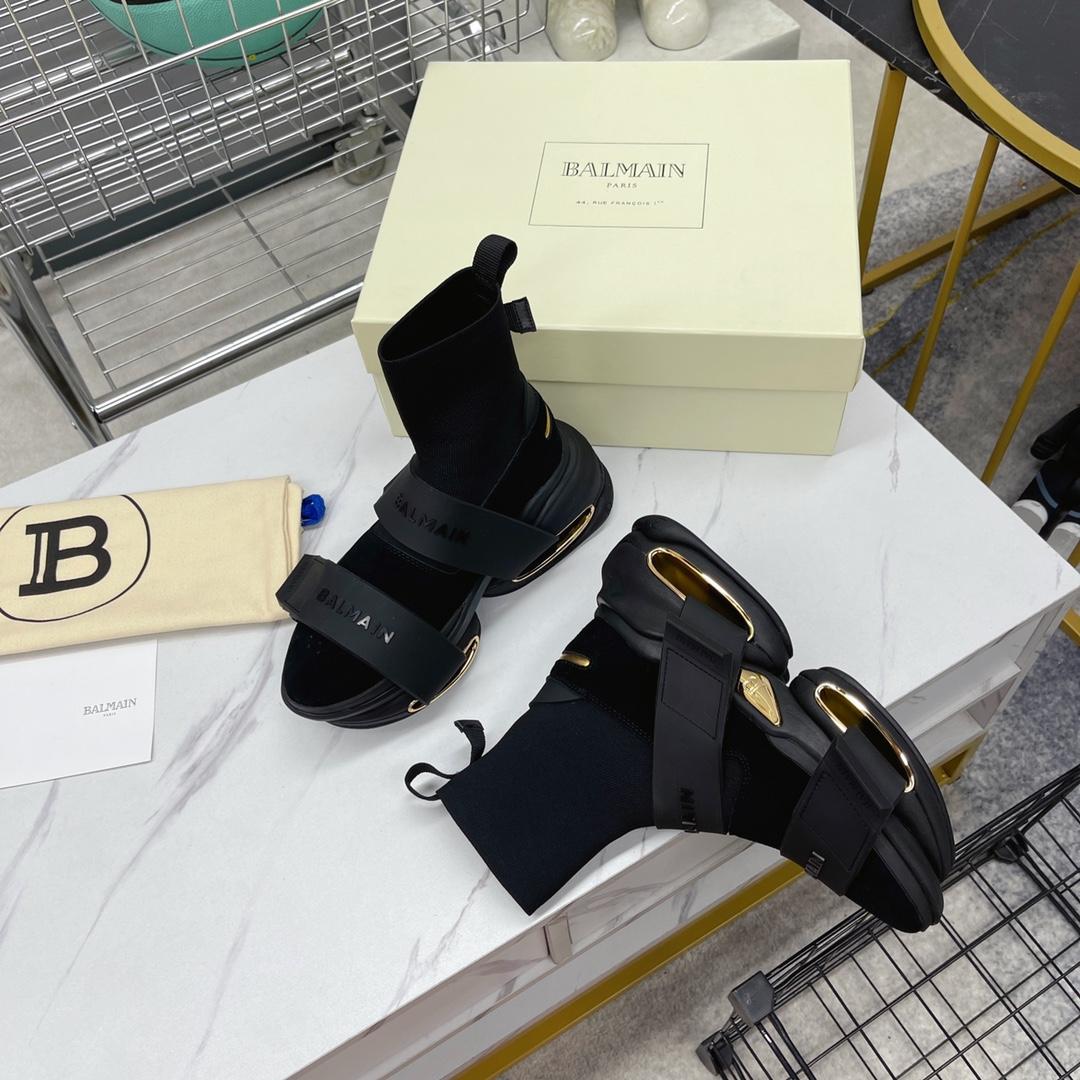 Balmain B-Bold High-Top Sneakers - DopestKickz