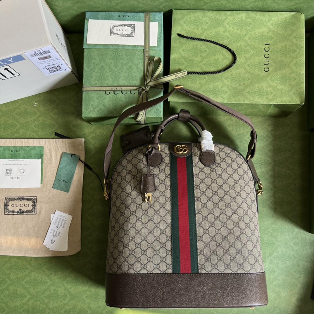 Gucci Savoy Small Bowling Tote(39-43.5-21cm)   - DopestKickz