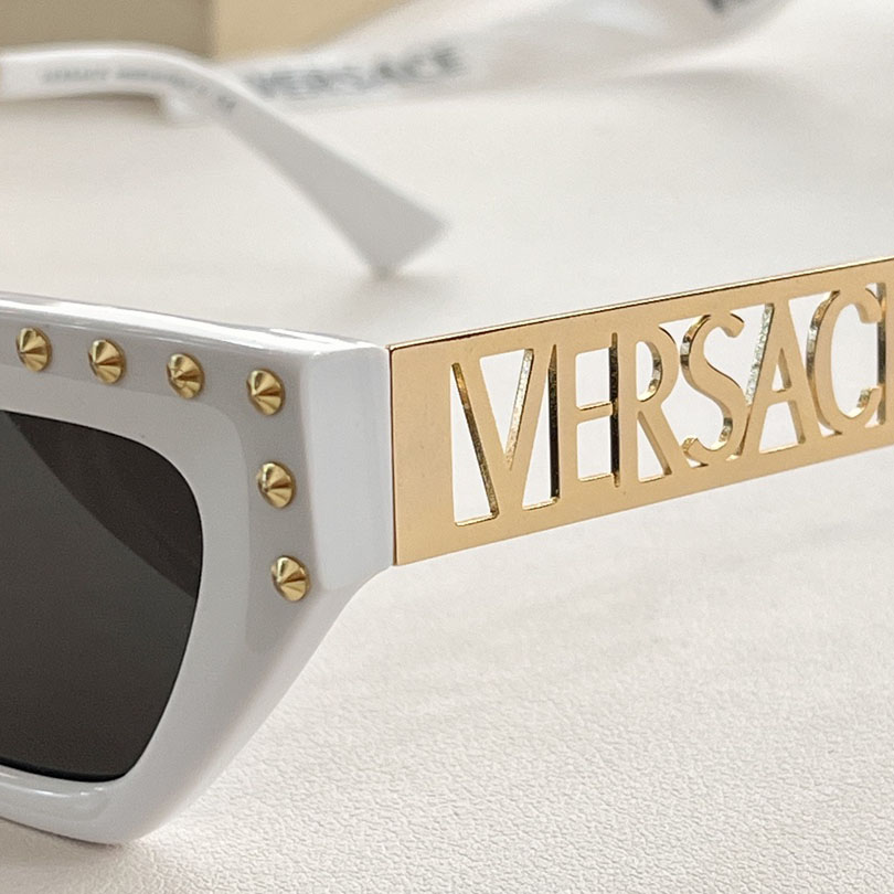 Versace 90s Vintage Logo Cat-Eye Sunglasses     VE4967  - DopestKickz