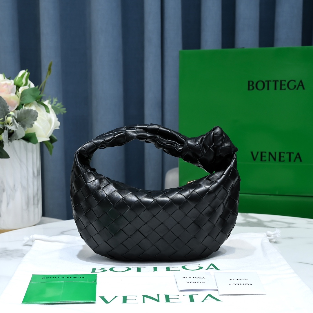 Bottega Veneta Mini Jodie Intrecciato Leather Top Handle Bag(28-23-8cm) - DopestKickz