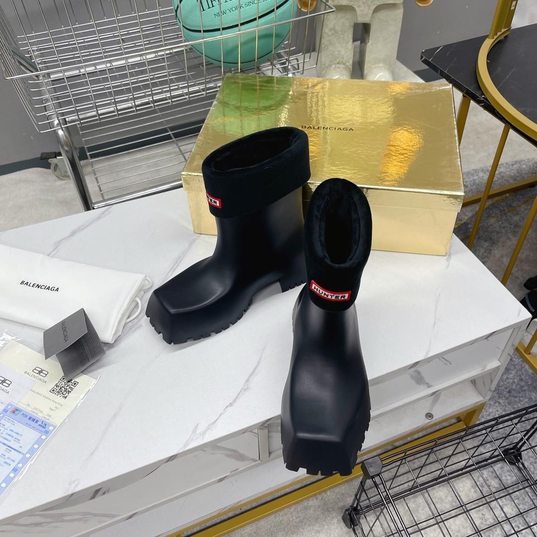 Balenciaga x Hunrer Trooper Rubber Boot  - DopestKickz