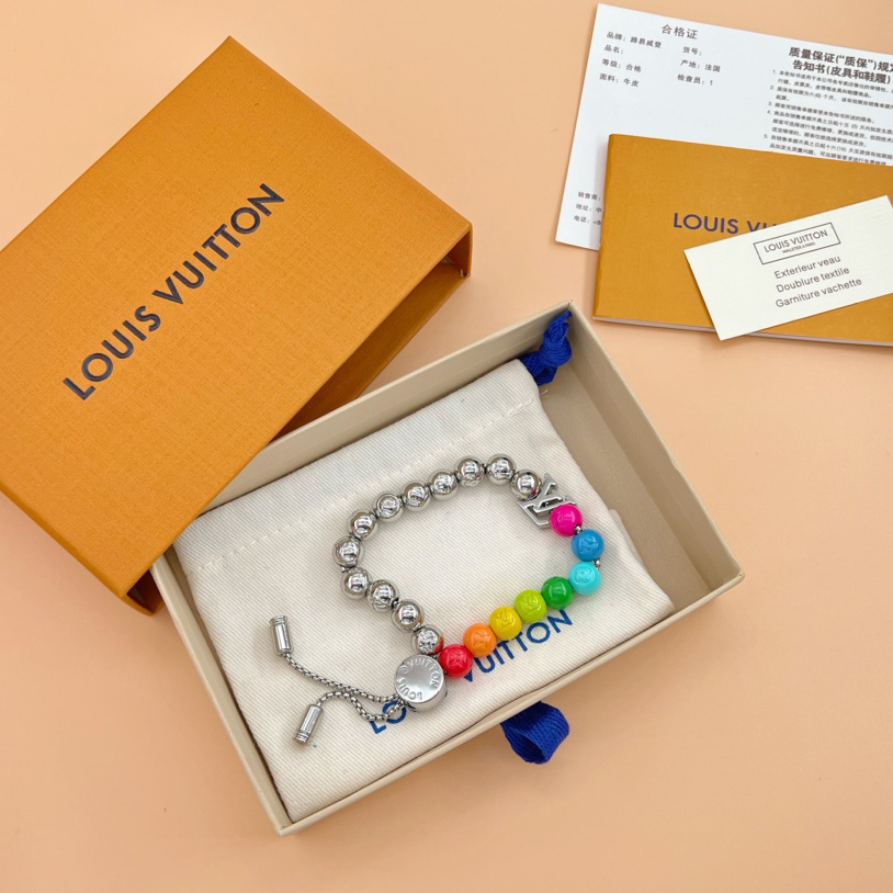 Louis Vuitton LV Beads Bracelet   M0934A - DopestKickz