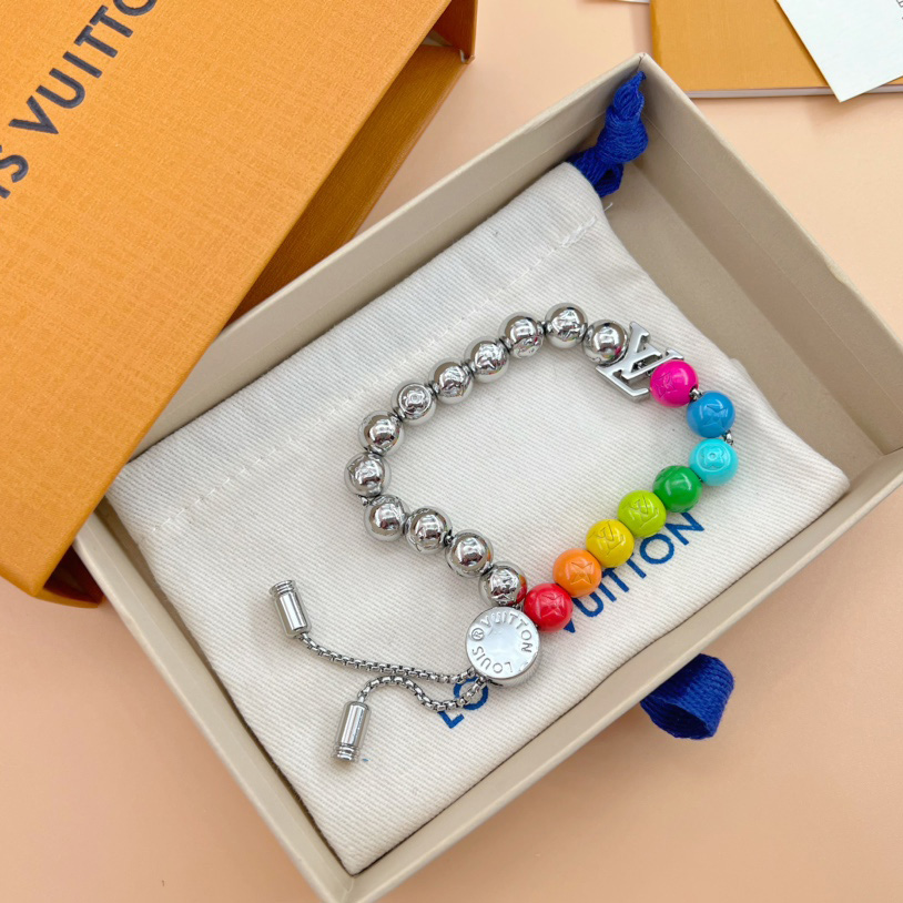 Louis Vuitton LV Beads Bracelet   M0934A - DopestKickz
