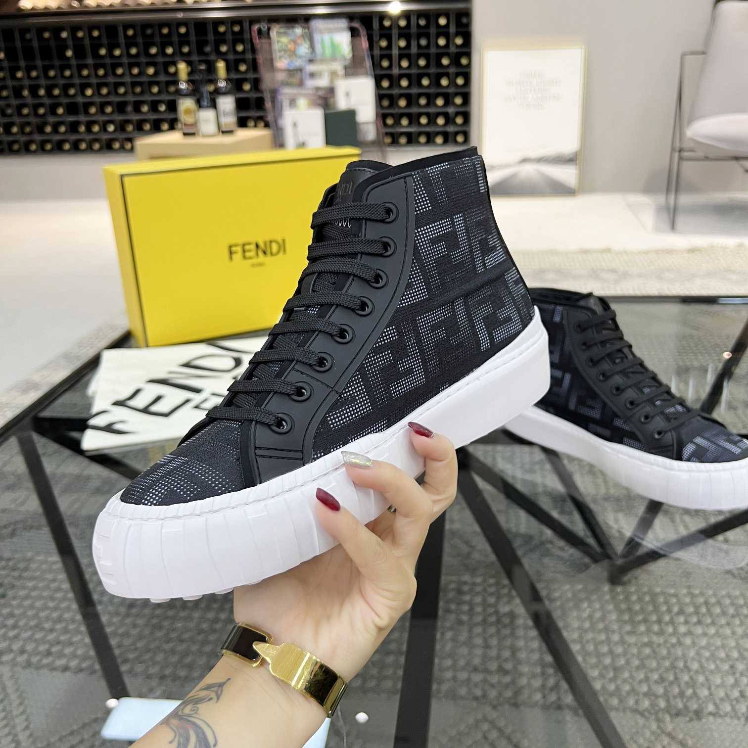 Fendi Logo Sneaker - DopestKickz