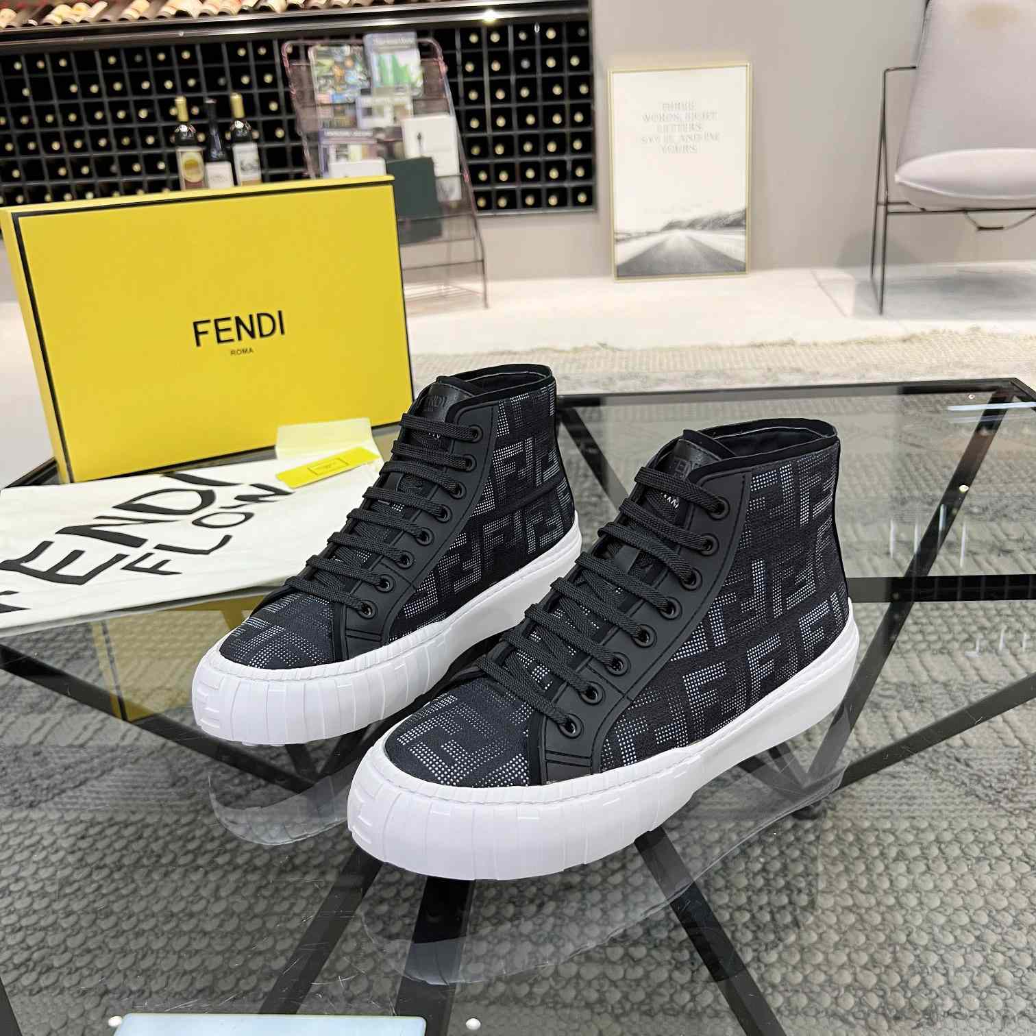 Fendi Logo Sneaker - DopestKickz