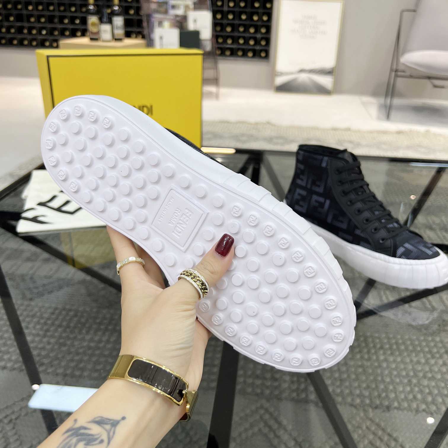 Fendi Logo Sneaker - DopestKickz
