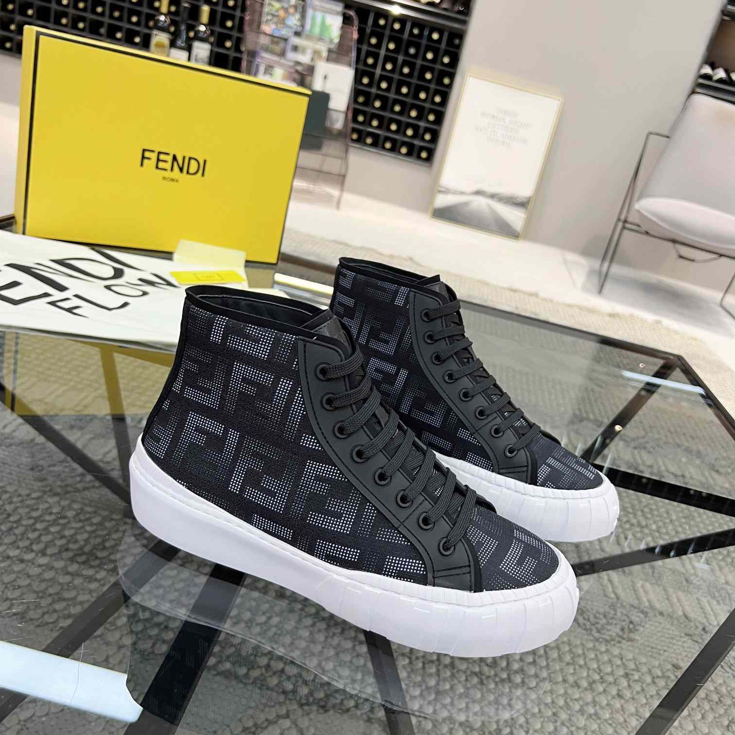 Fendi Logo Sneaker - DopestKickz