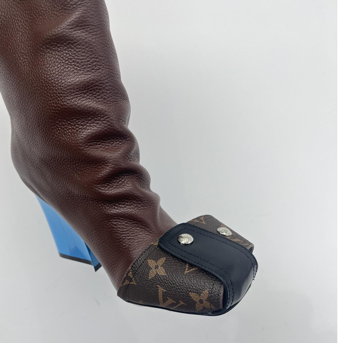 Louis Vuitton Patti Wedge Half Boot - DopestKickz