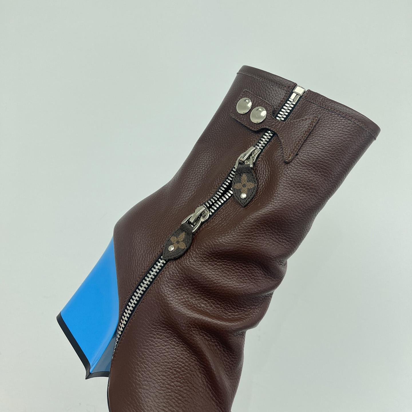 Louis Vuitton Patti Wedge Half Boot - DopestKickz