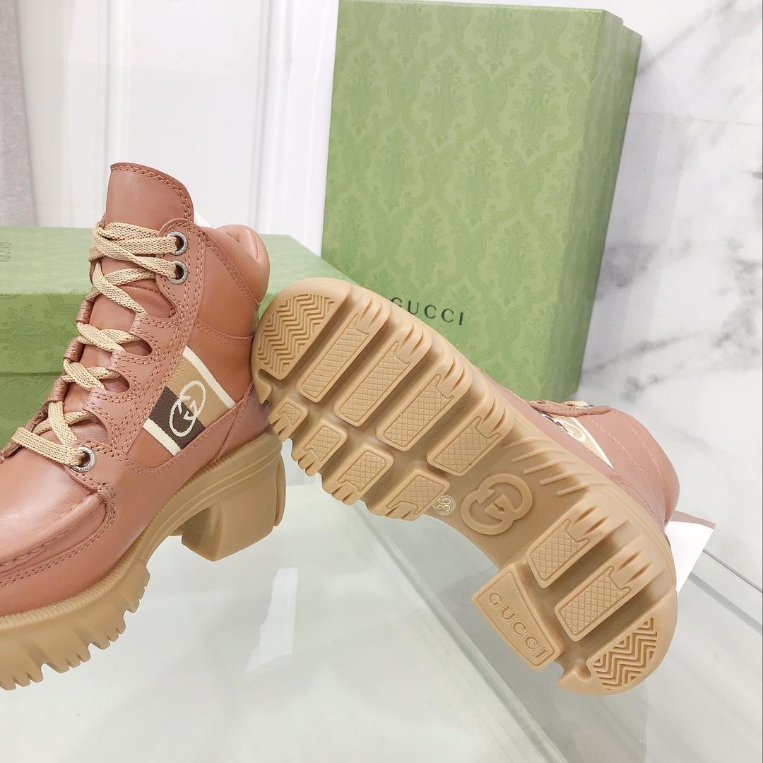 Gucci Women's Ankle Boot With Interlocking G - DopestKickz