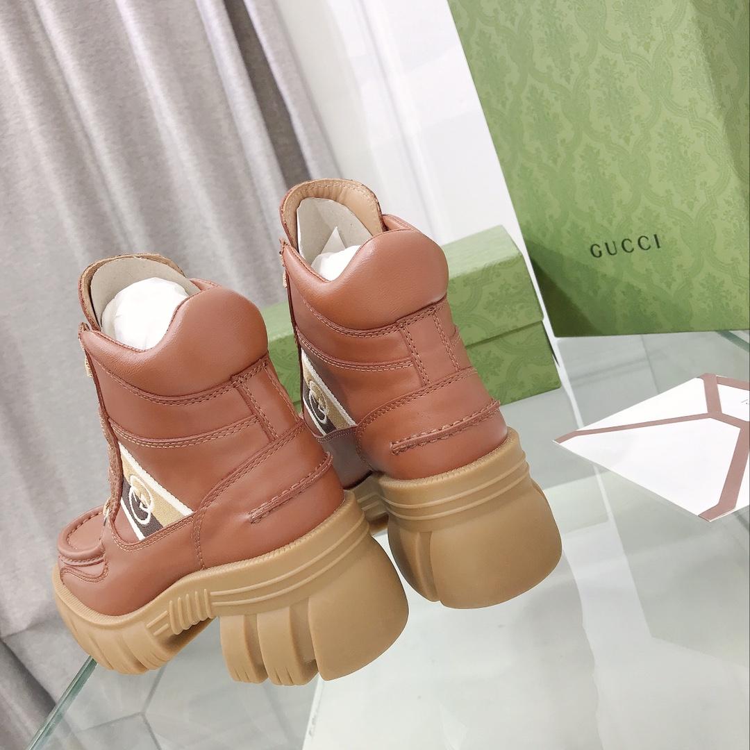 Gucci Women's Ankle Boot With Interlocking G - DopestKickz