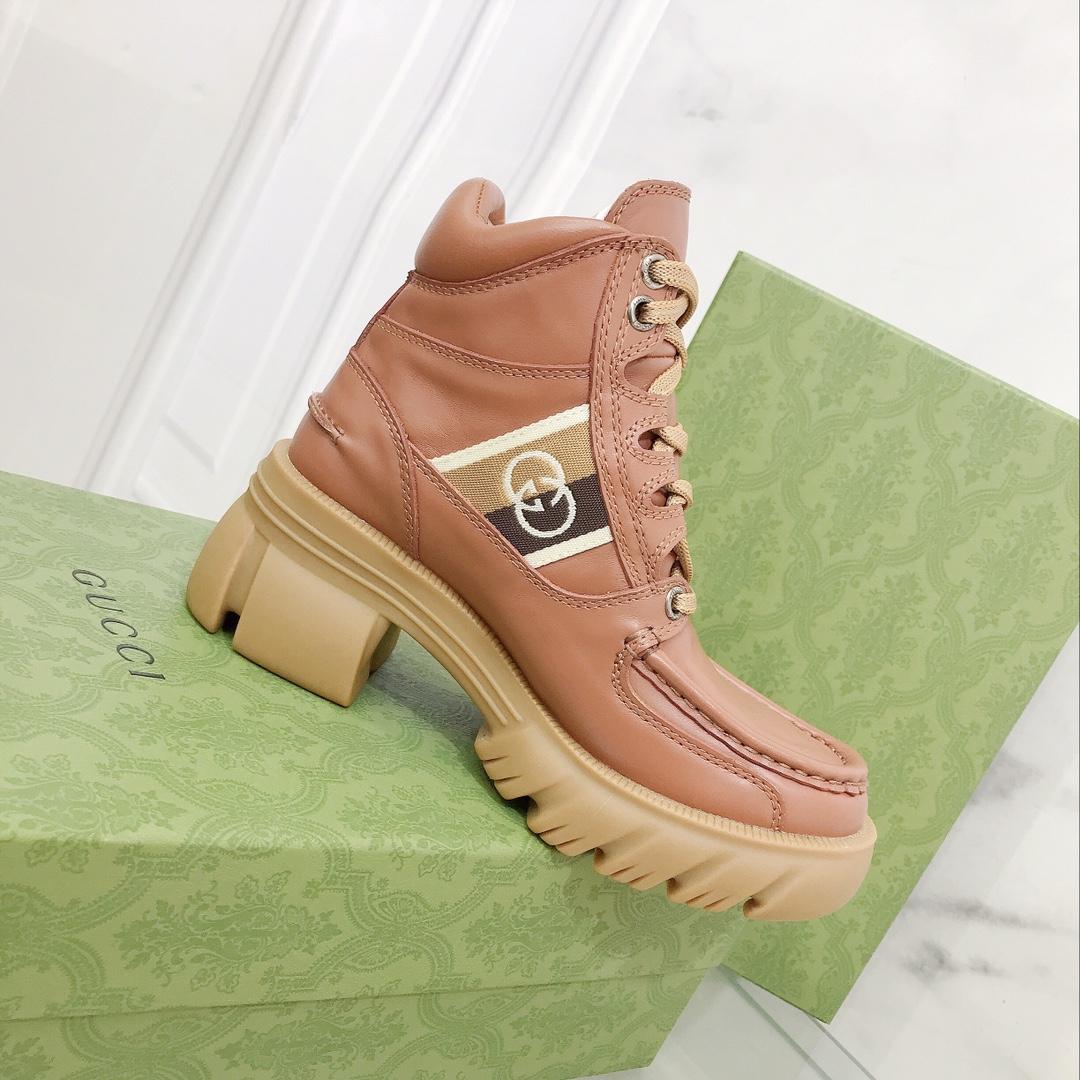 Gucci Women's Ankle Boot With Interlocking G - DopestKickz