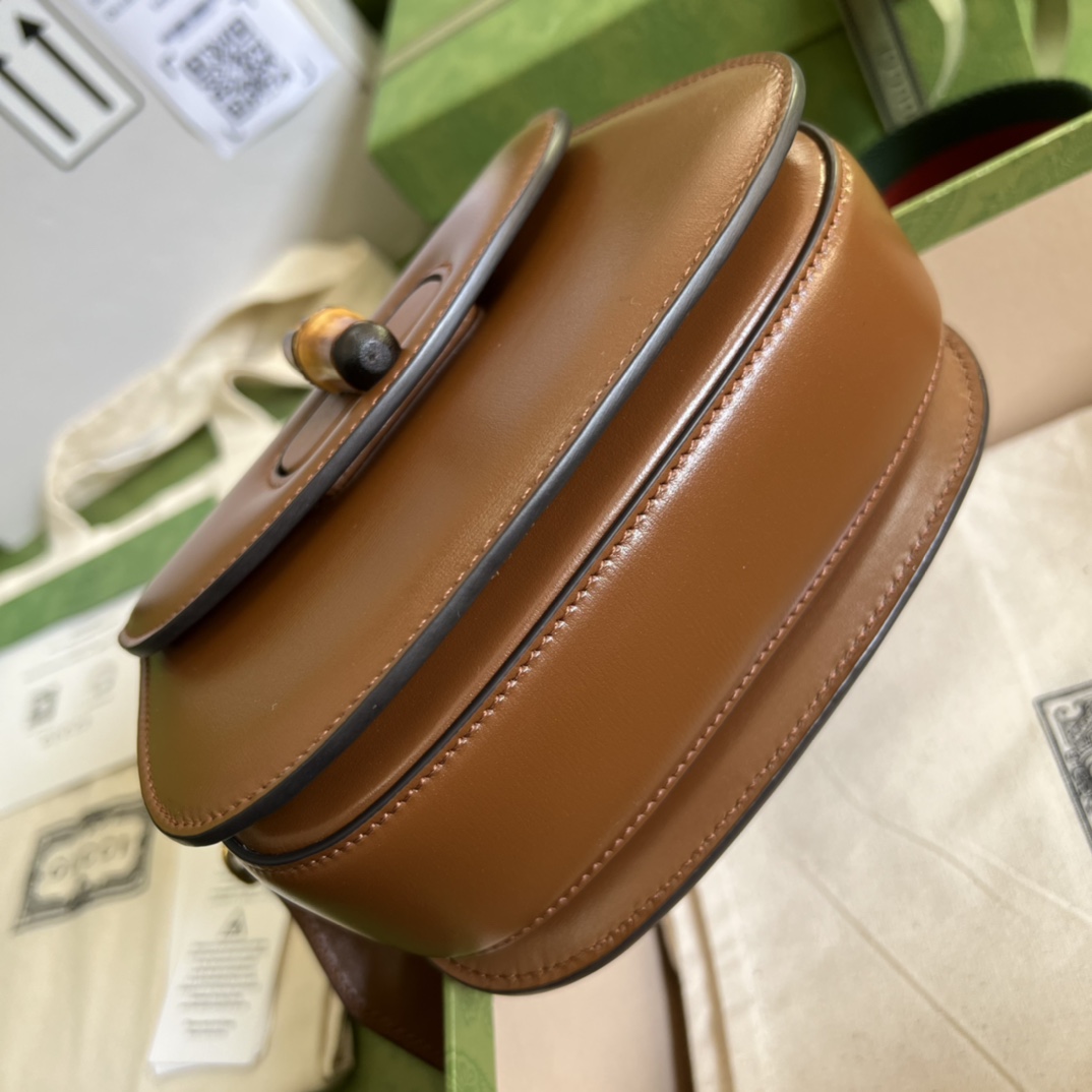 Gucci Bamboo 1947 Mini Top Handle Bag(17-12-7.5cm) - DopestKickz