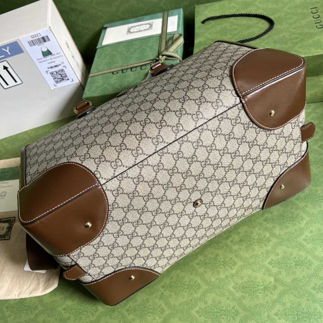 Gucci Duffle Bag With Interlocking G(42-26-24cm) - DopestKickz