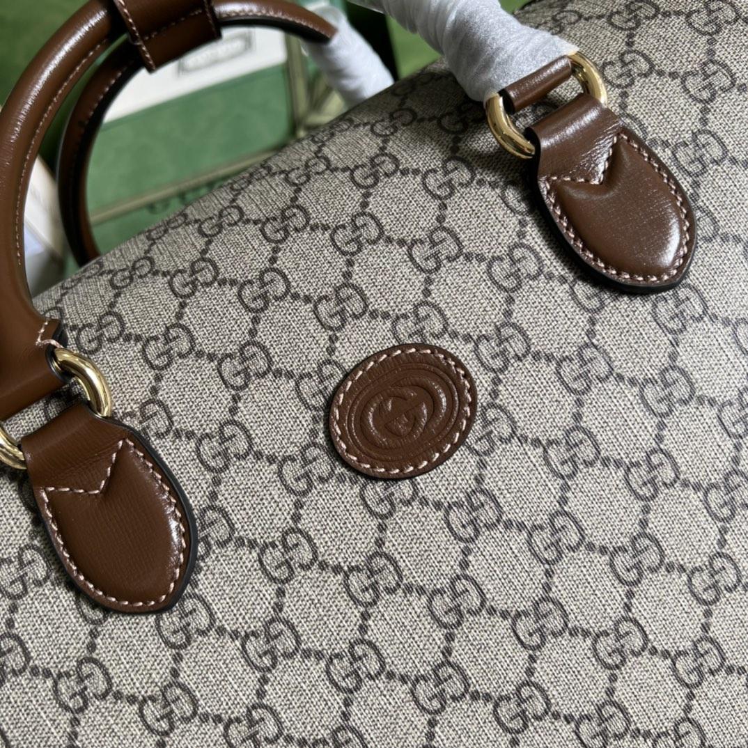 Gucci Duffle Bag With Interlocking G(42-26-24cm) - DopestKickz