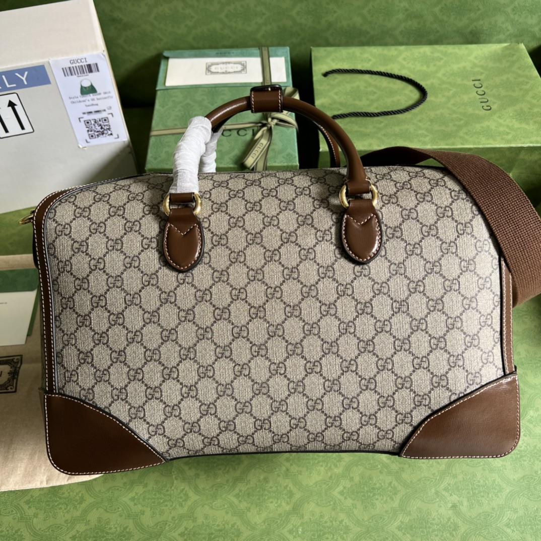 Gucci Duffle Bag With Interlocking G(42-26-24cm) - DopestKickz