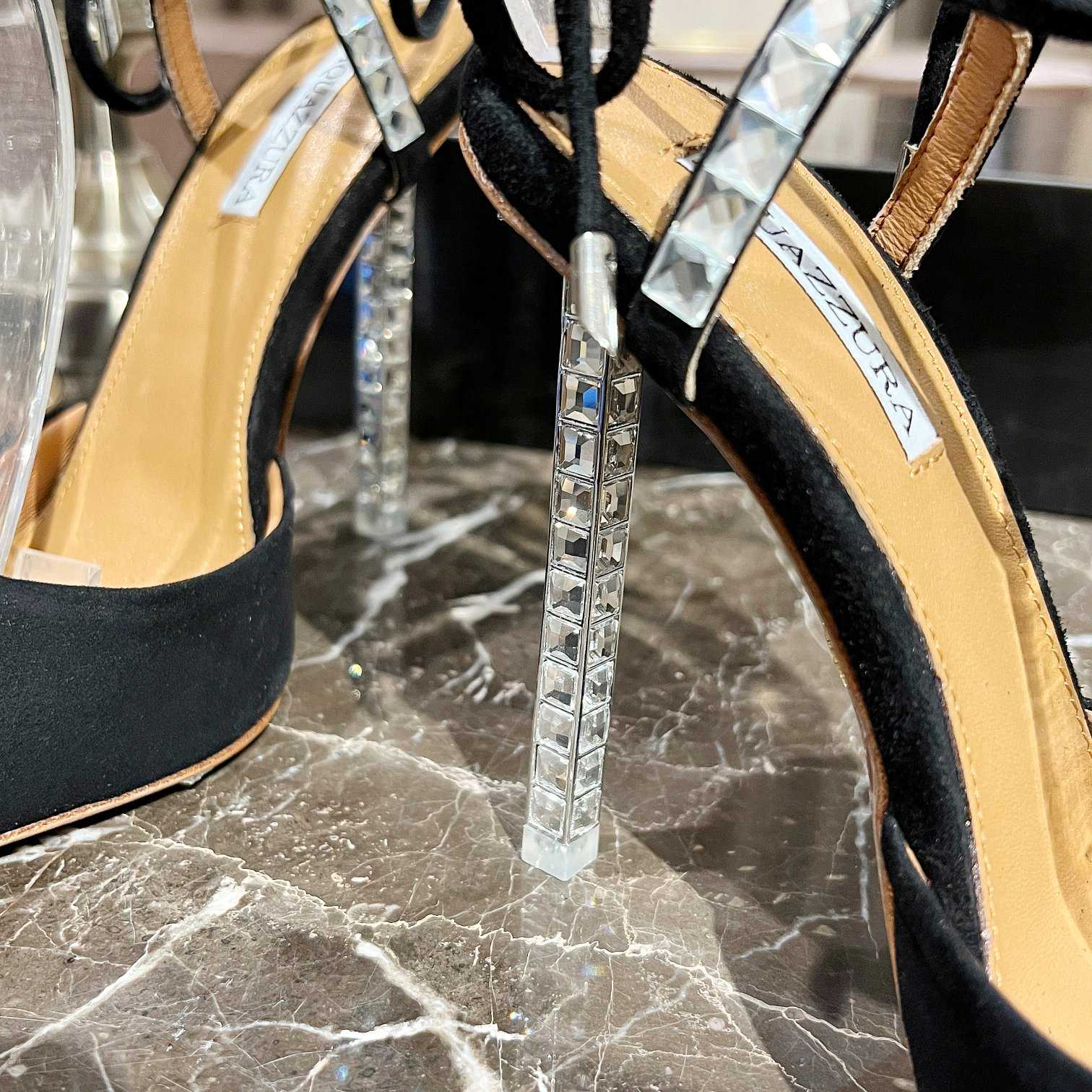 Aquazzura Rock Chic 105 Suede Pumps - DopestKickz