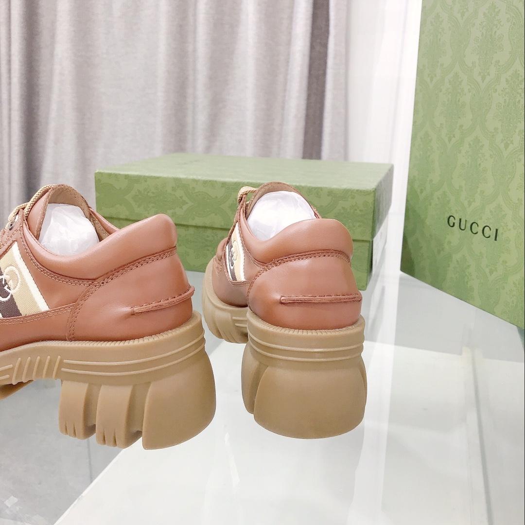 Gucci Women's Lace- Up Loafer  - DopestKickz