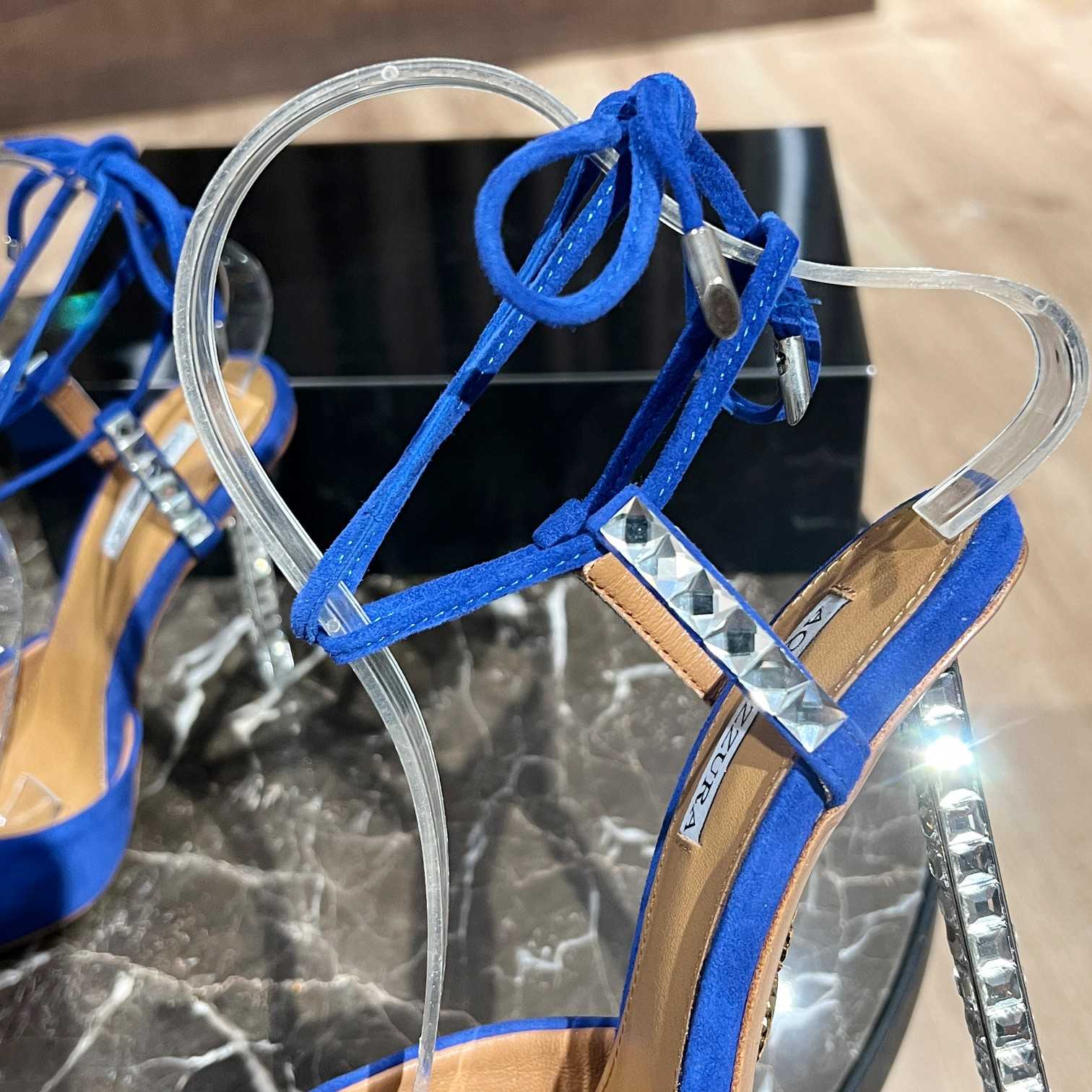 Aquazzura Rock Chic 105 Suede Pumps - DopestKickz