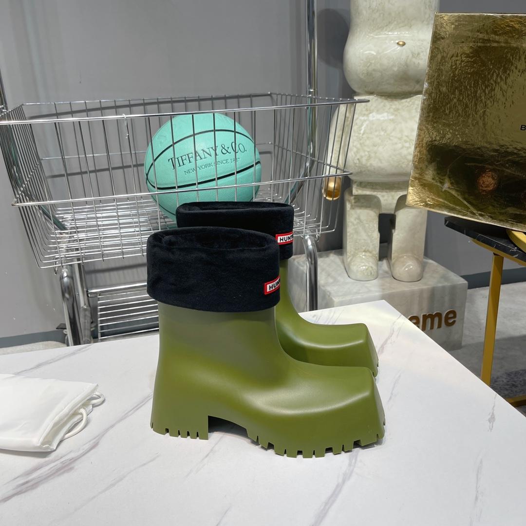 Balenciaga x Hunrer Trooper Rubber Boot  - DopestKickz
